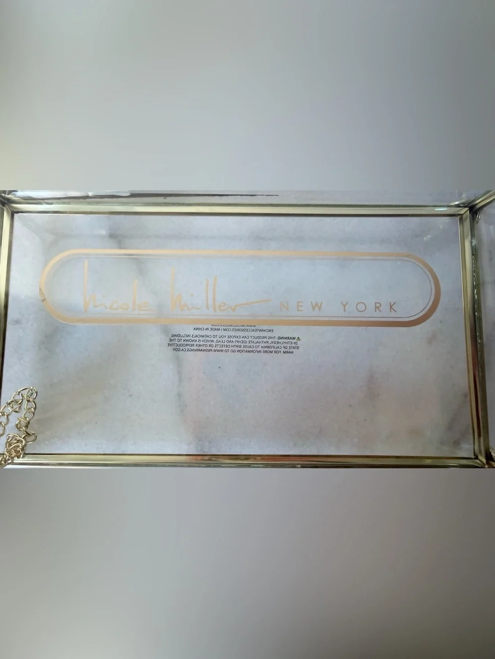 Nicole Miller elegant rectangular